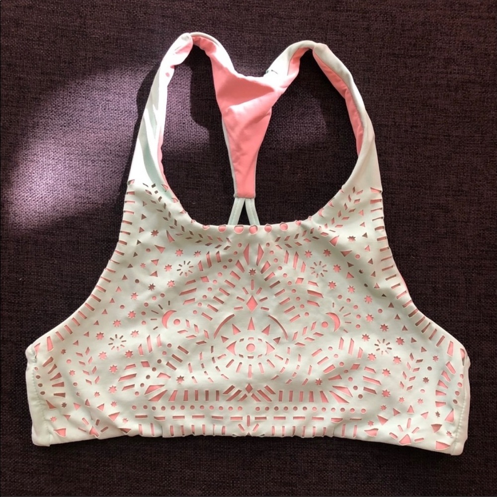 Medium bathing suit top. Spiritual gangster.